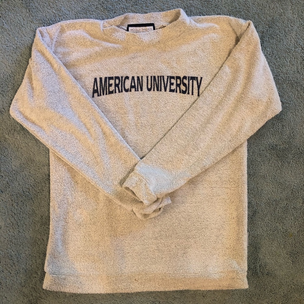 American University Knitted Sweatshirt